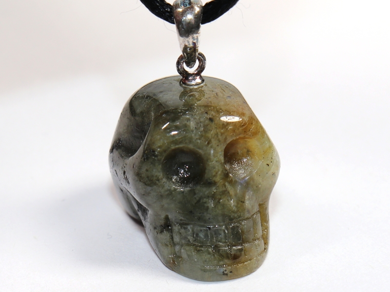 labradorite with cord or silver 925