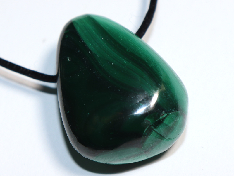 Malachit mit Band oder Silber 925