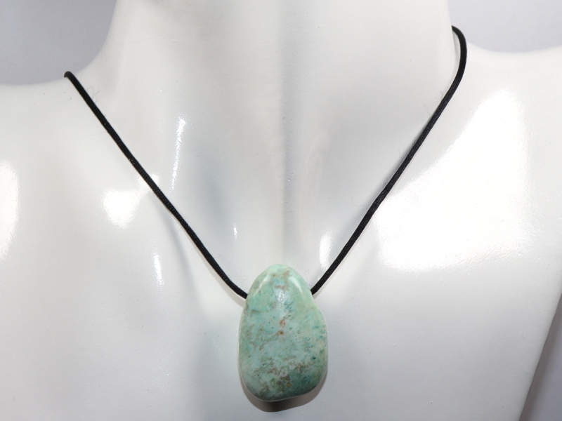 Chrysokoll mit Band oder Silber 925