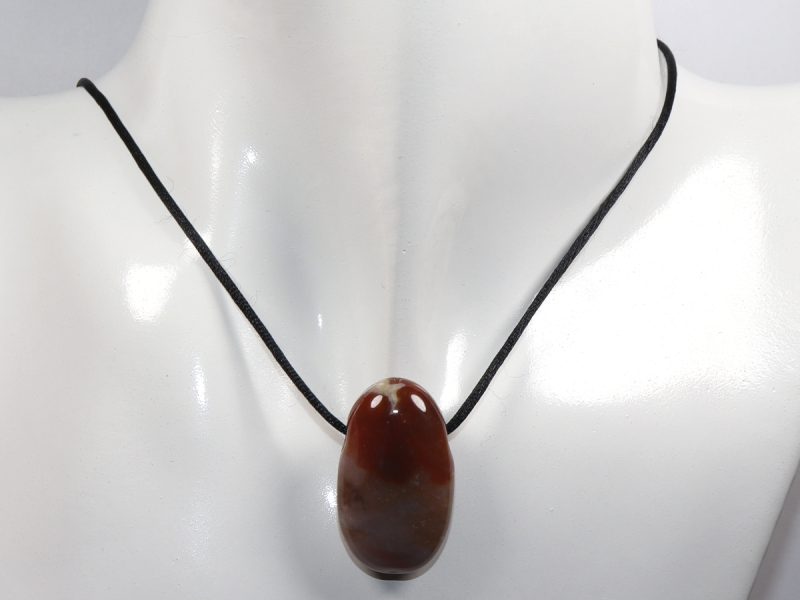 sardonyx with cord or silver 925