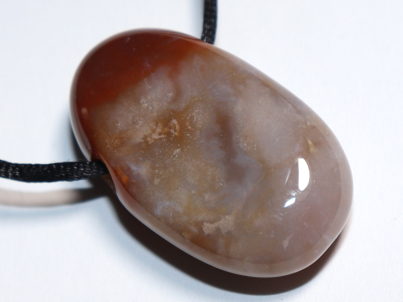 sardonyx with cord or silver 925