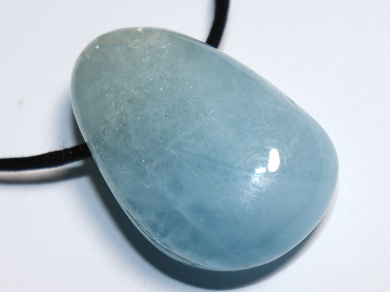 Aquamarin mit Band oder Silber 925