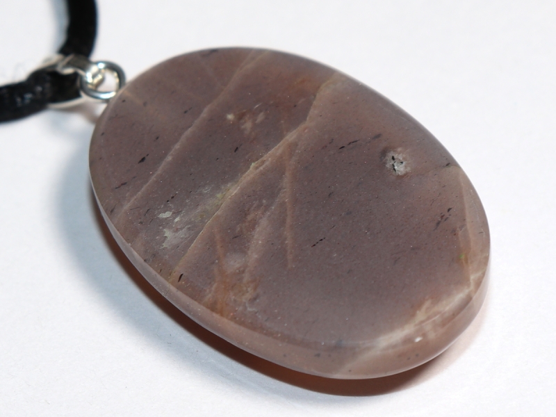 moonstone with cord or silver 925