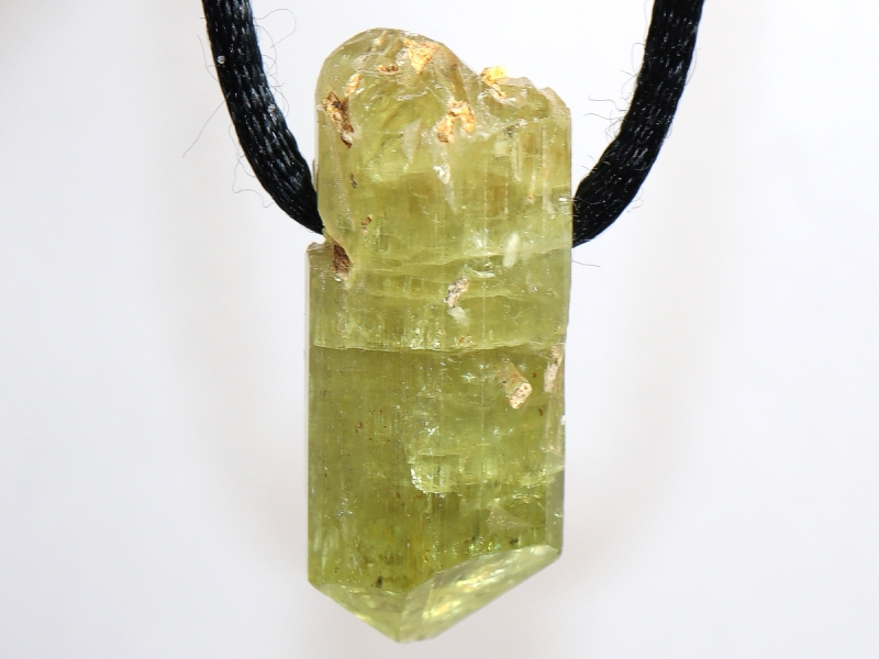 apatite with cord or silver 925