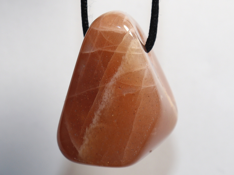 moonstone with cord or silver 925