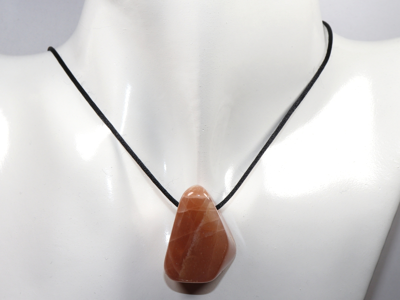 moonstone with cord or silver 925