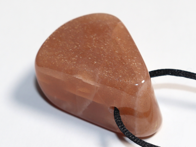 moonstone with cord or silver 925