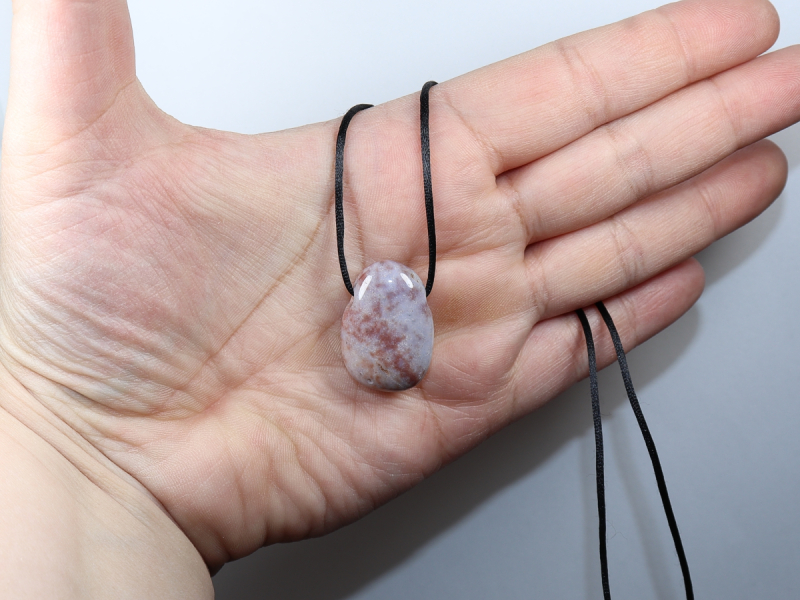 sardonyx with cord or silver 925