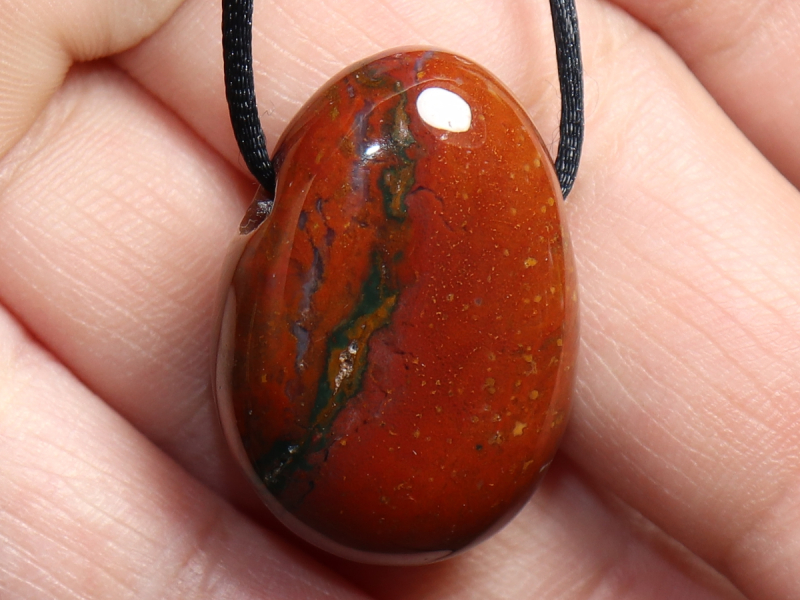 sardonyx with cord or silver 925