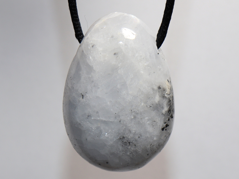 blauer Calcit mit Band oder Silber 925