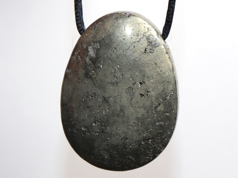Pyrit mit Band oder Silber 925