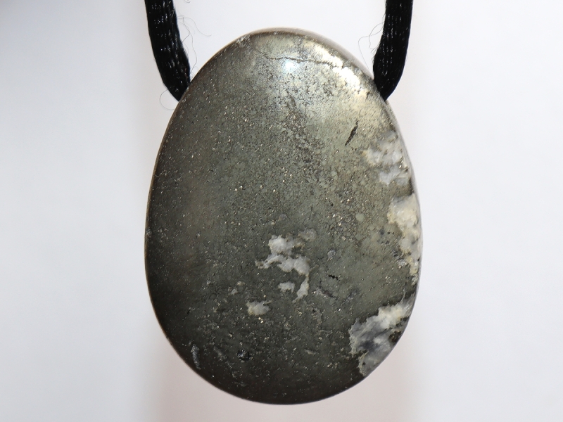 Pyrit mit Band oder Silber 925