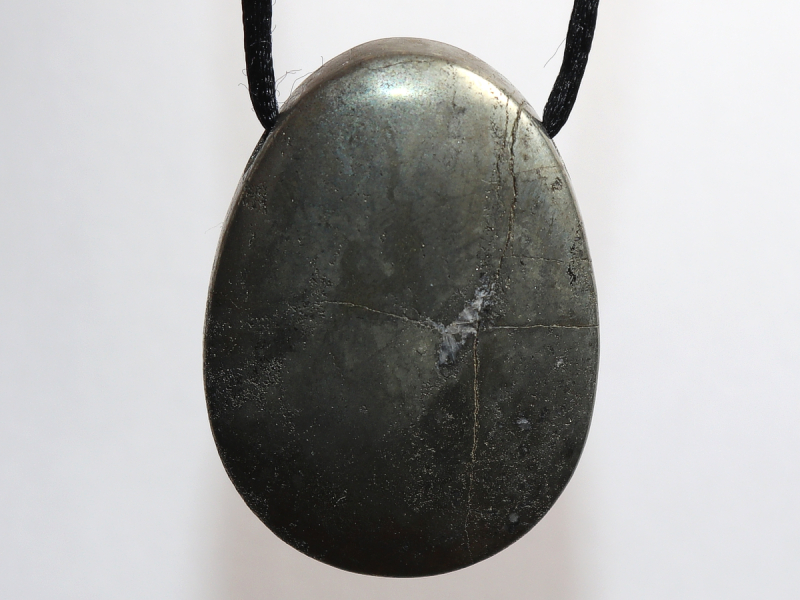 Pyrit mit Band oder Silber 925
