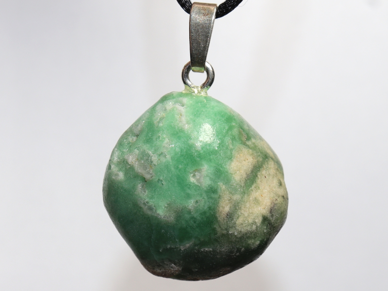 variscite with cord or silver 925