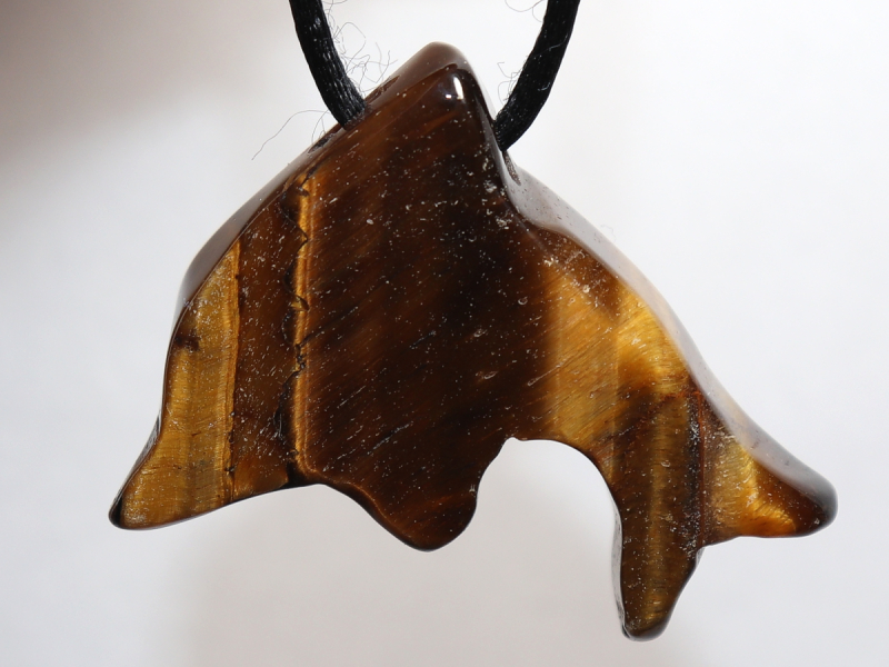 Tigerauge mit Band oder Silber 925