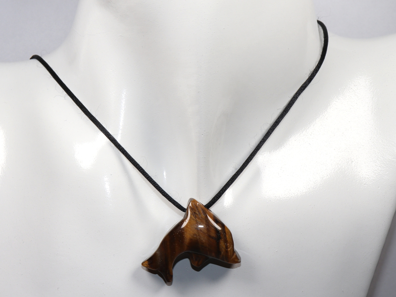 Tigerauge mit Band oder Silber 925