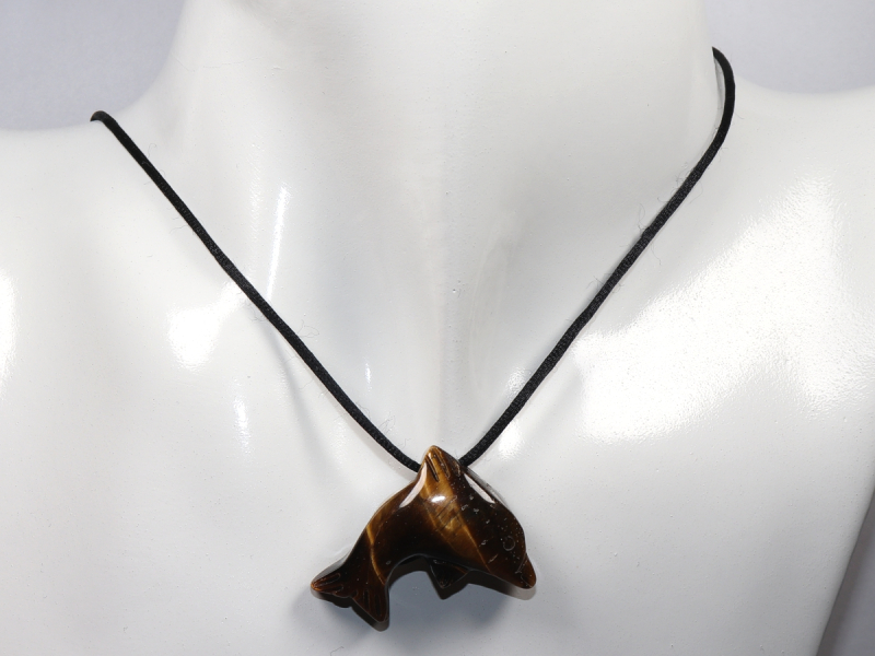 Tigerauge mit Band oder Silber 925