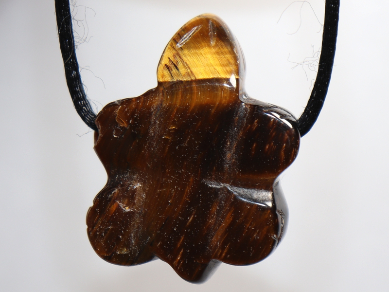 Tigerauge mit Band oder Silber 925