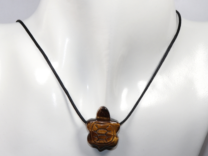 Tigerauge mit Band oder Silber 925