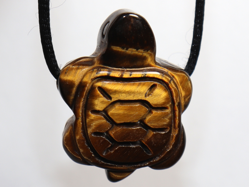 Tigerauge mit Band oder Silber 925