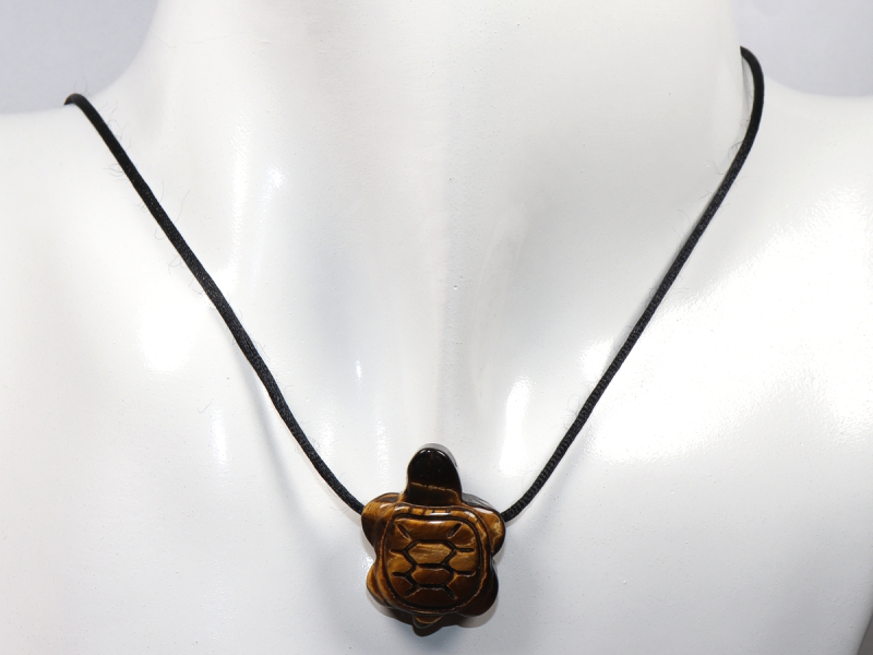 Tigerauge mit Band oder Silber 925