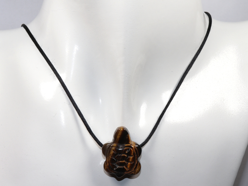 Tigerauge mit Band oder Silber 925