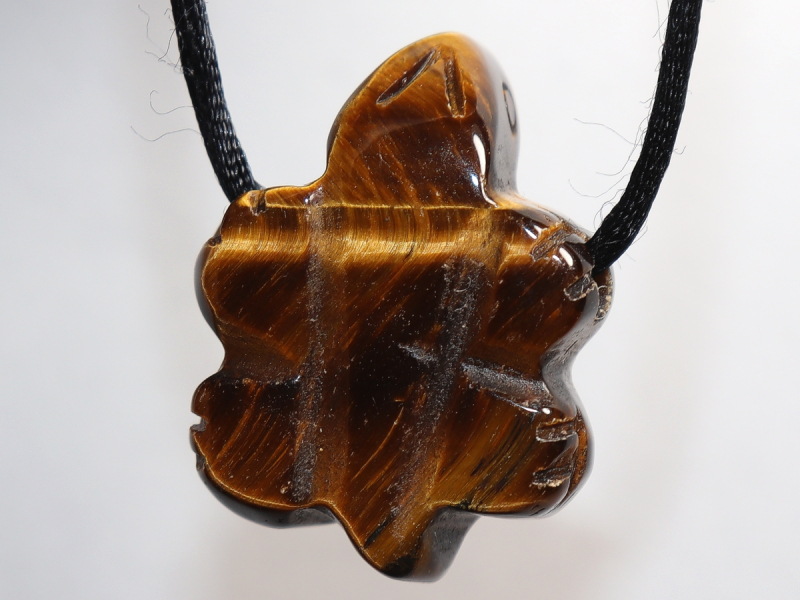 Tigerauge mit Band oder Silber 925