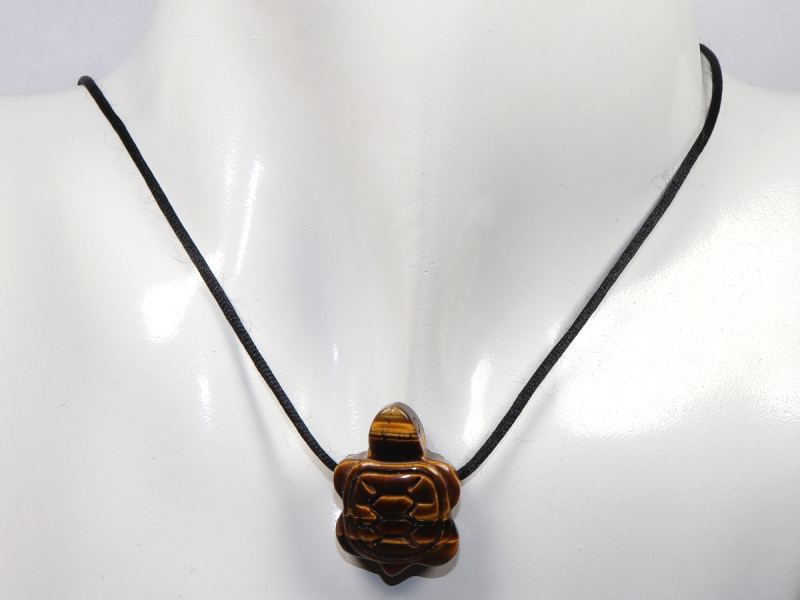 Tigerauge mit Band oder Silber 925