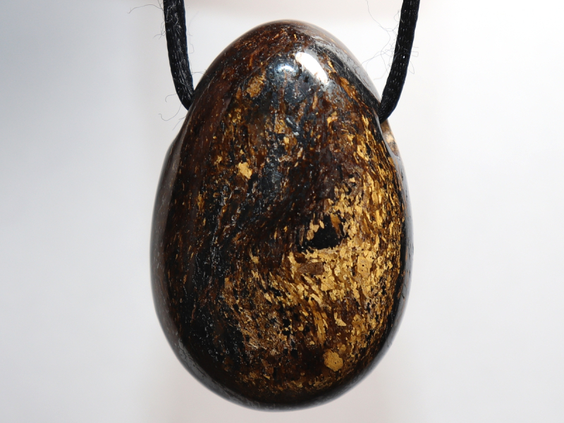 Bronzit mit Band oder Silber 925