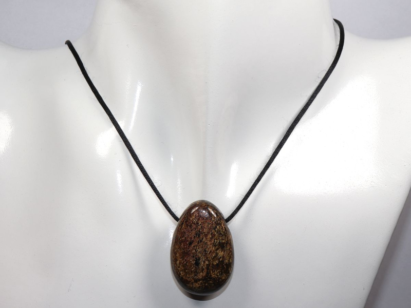 Bronzit mit Band oder Silber 925