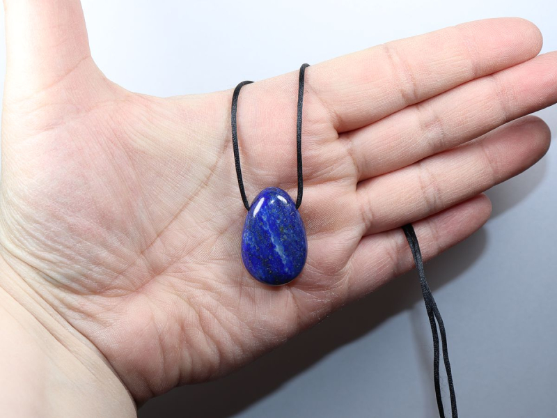 Lapislazuli mit Band oder Silber 925