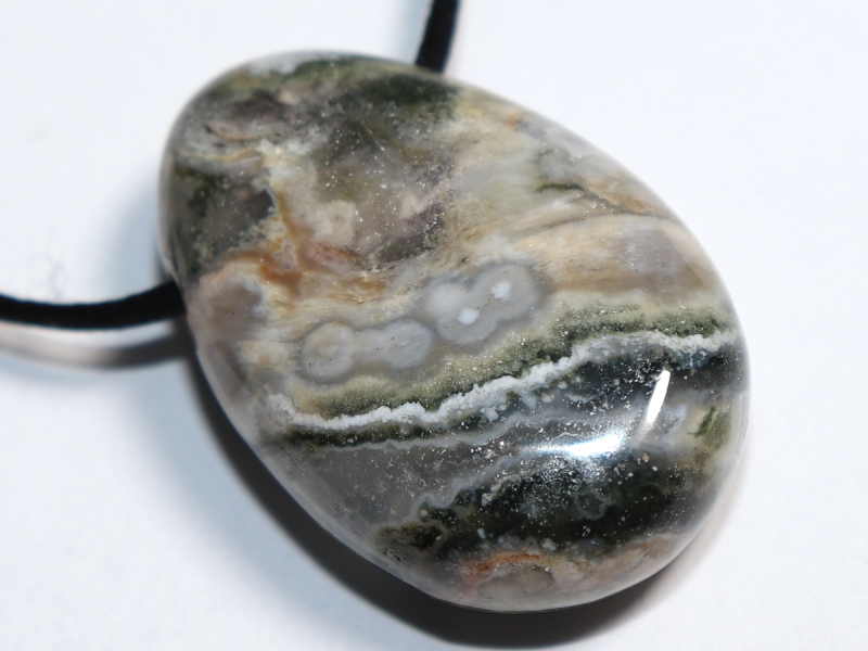 Ozeanjaspis mit Band oder Silber 925