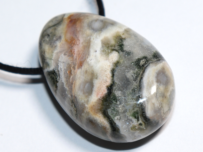 Ozeanjaspis mit Band oder Silber 925