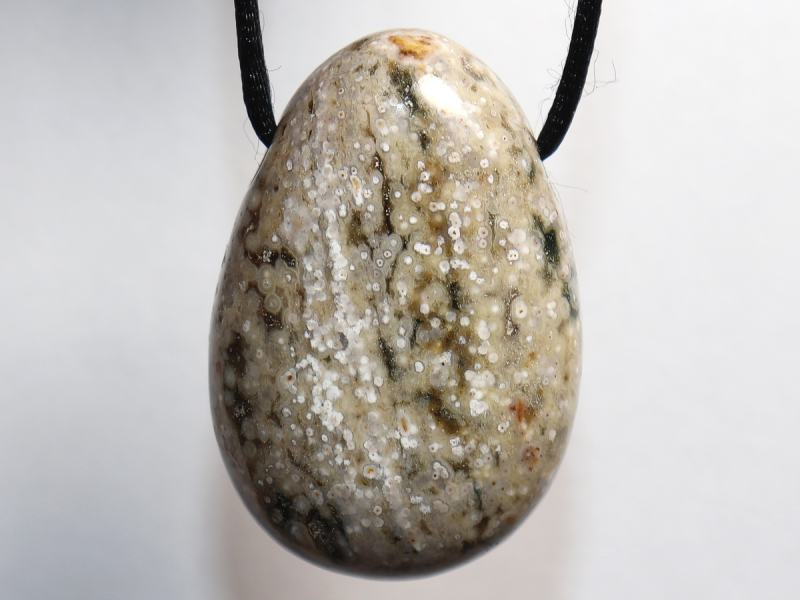 Ozeanjaspis mit Band oder Silber 925