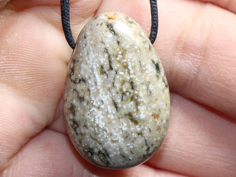 Ozeanjaspis mit Band oder Silber 925