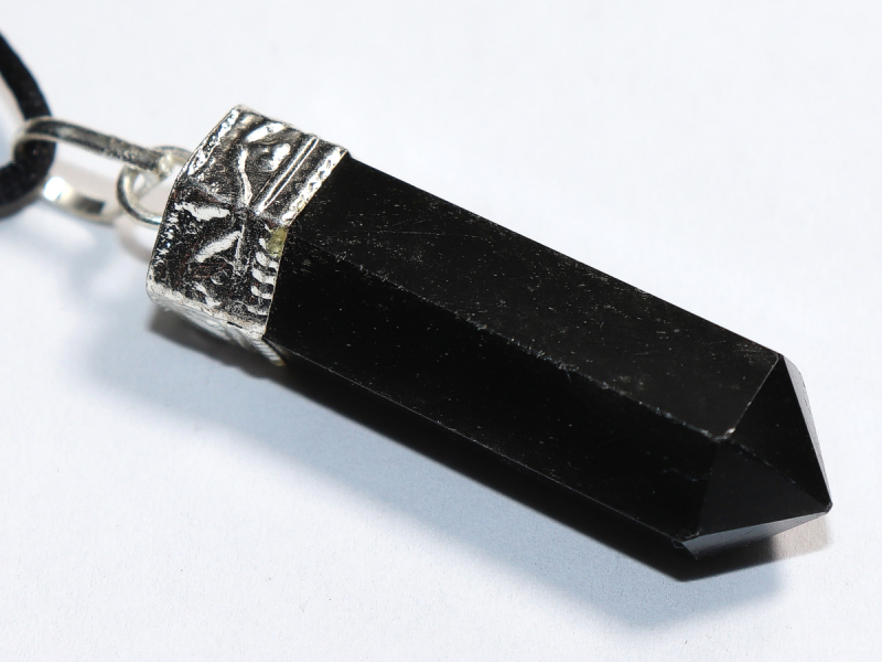 black tourmaline (Schorl) with cord or silver 925
