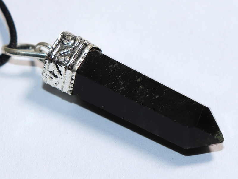 black tourmaline (Schorl) with cord or silver 925