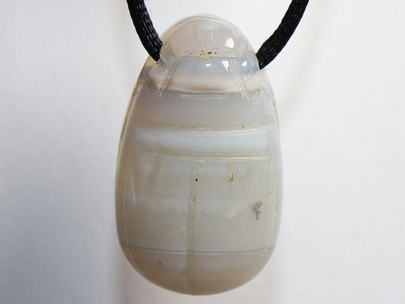 agate with cord or silver 925