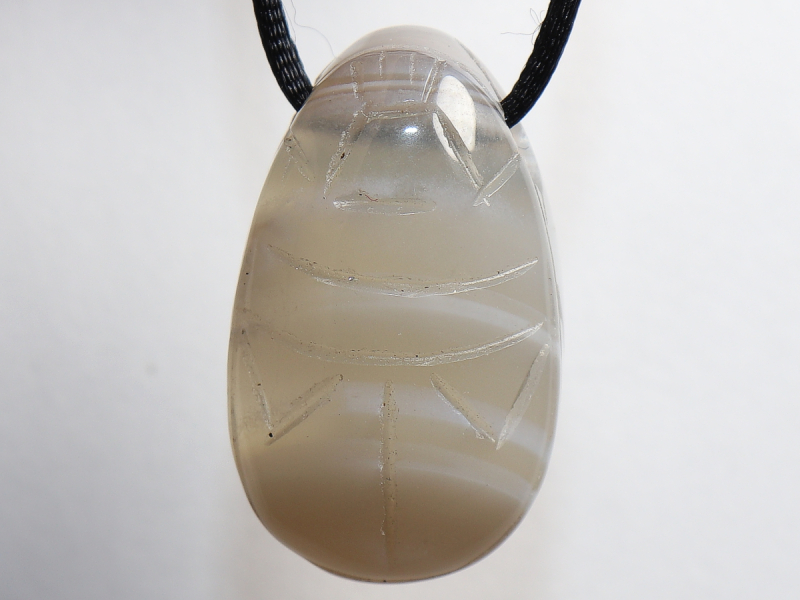 agate with cord or silver 925