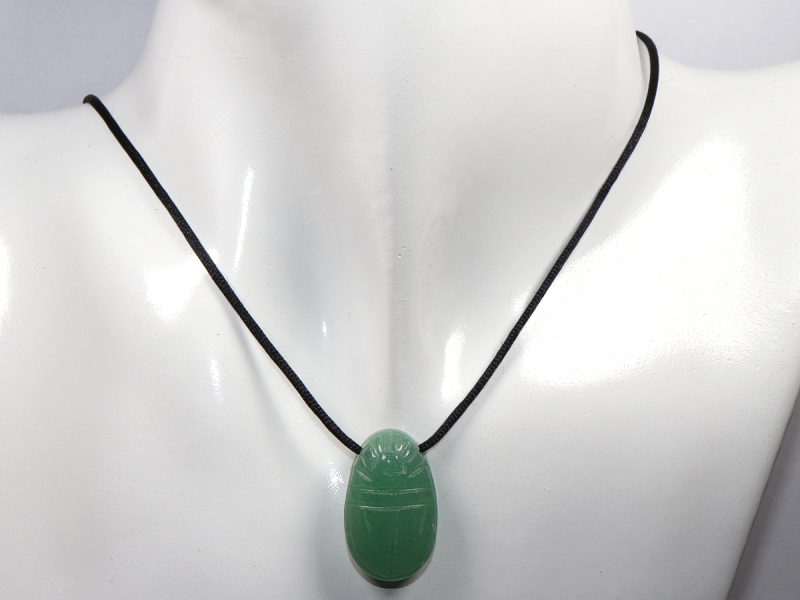 aventurine with cord or silver 925