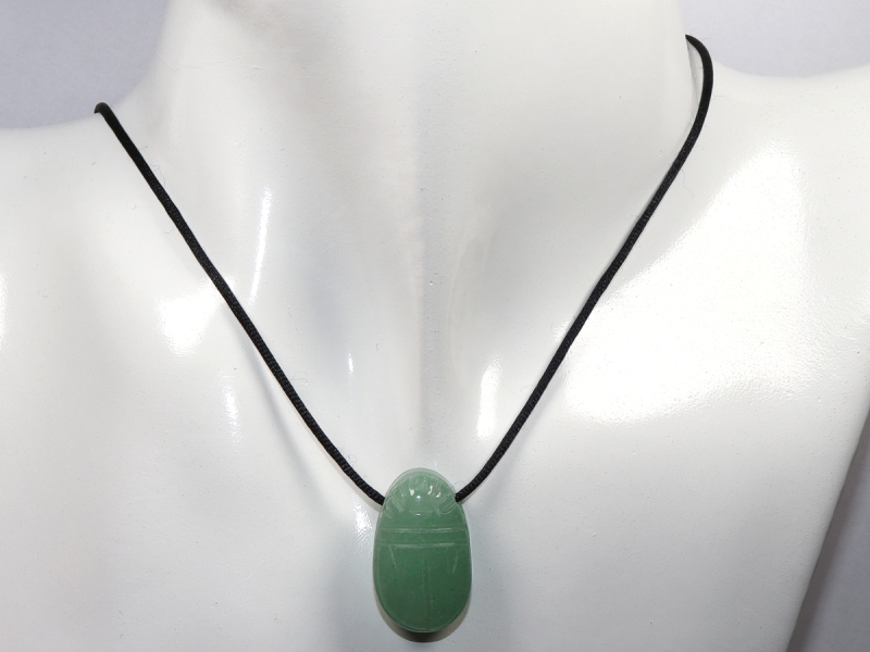 aventurine with cord or silver 925