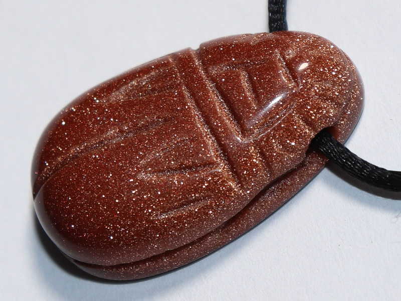 gold sandstone with cord or silver 925