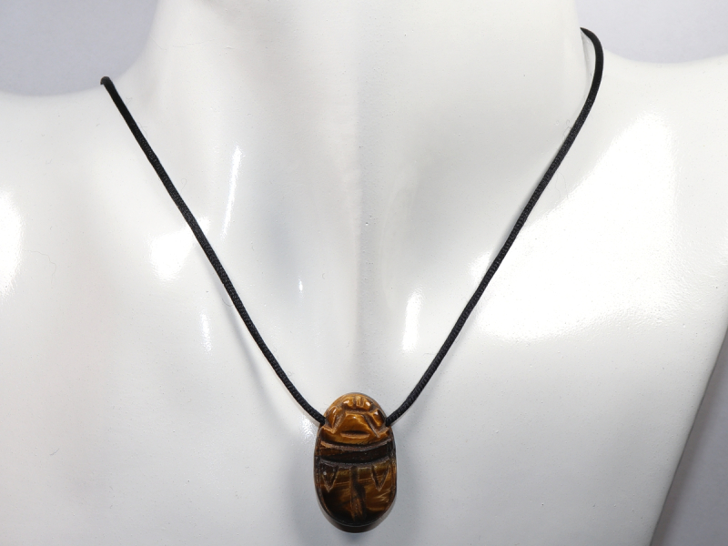 Tigerauge mit Band oder Silber 925