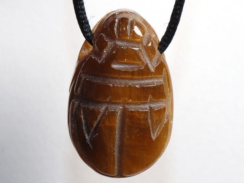 tiger's eye with cord or silver 925