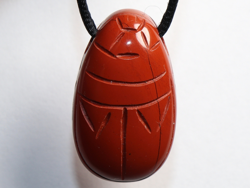 red jasper with cord or silver 925
