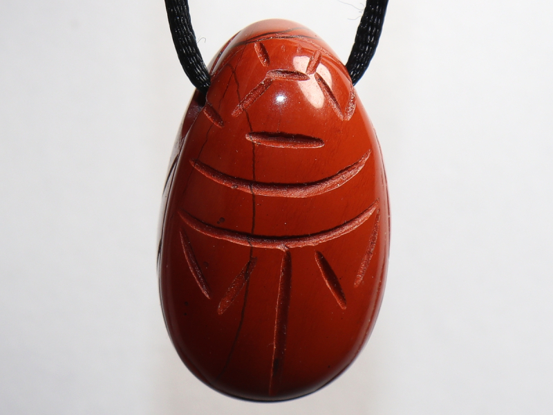 red jasper with cord or silver 925