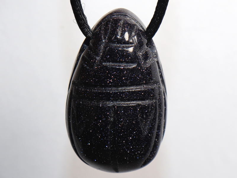 blue sandstone with cord or silver 925