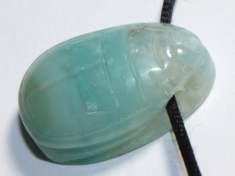 amazonite with cord or silver 925