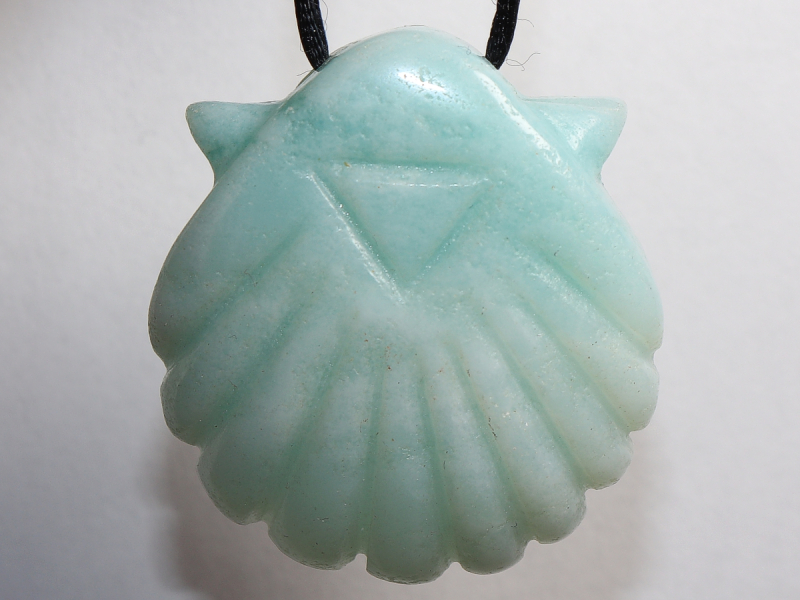 amazonite with cord or silver 925
