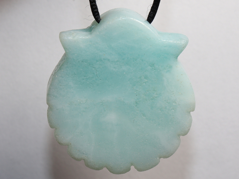 amazonite with cord or silver 925